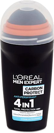 antiperspirant roll-on Carbon Protect L'ORÉAL PARiS MEN EXPERT