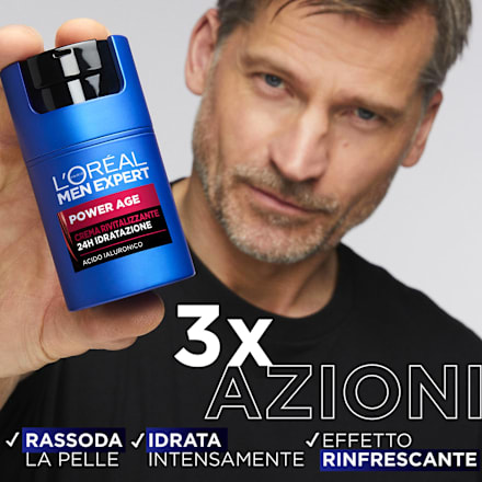 Crema viso idratante uomo rivitalizzante Power Age  L'ORÉAL PARiS MEN EXPERT