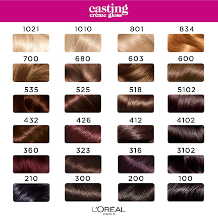 Farba na vlasy - 316 tmavá fialová L'ORÉAL PARiS CASTING Crème Gloss