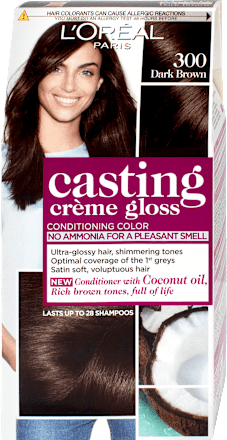 Boja za kosu - 300 Darkest Brown L'ORÉAL PARiS CASTING Crème Gloss