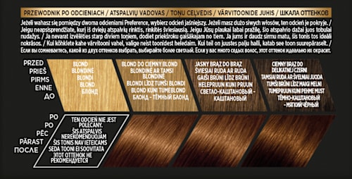 Farba do włosów 5.3 VIRGINIA Jasny Złocisty Brąz L'ORÉAL PARiS PRÉFÉRENCE
