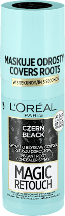 Spray do retuszu odrostów, Czerń L'ORÉAL PARiS MAGIC RETOUCH