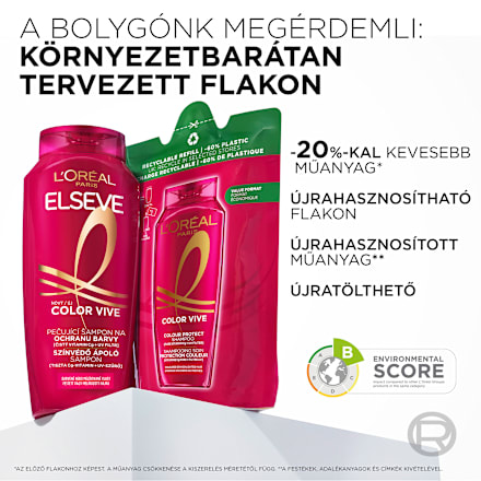 Sampon Color Vive, festett és melírozott hajra L'ORÉAL PARiS ELSEVE
