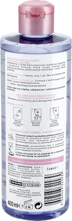 płyn micelarny skóra wrażliwa i sucha L'ORÉAL PARiS