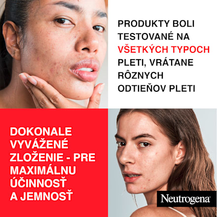 Čistiaci pleťový gél proti akné Clear & Defend+ Neutrogena