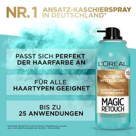 Ansatzspray Blond bis Mittelblond L'ORÉAL PARiS MAGIC RETOUCH