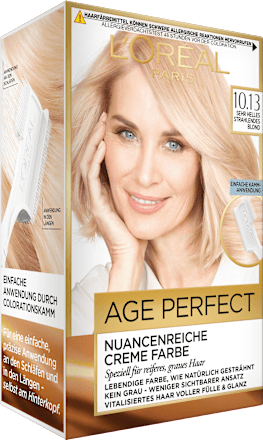 Haarfarbe Age Perfect 10.13 Sehr helles strahlendes Blond L'ORÉAL PARiS AGE PERFECT