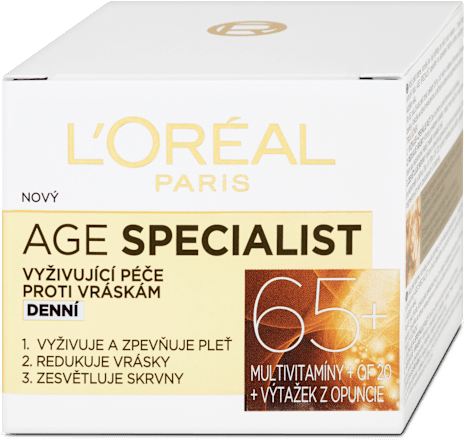 Age Specialist denní krém proti vráskám 65+ L'ORÉAL PARiS