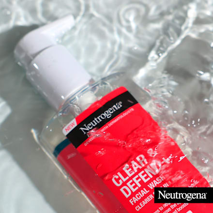 Čistiaci pleťový gél proti akné Clear & Defend+ Neutrogena