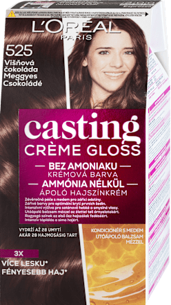 Farba na vlasy - 525 višňová čokoláda L'ORÉAL PARiS CASTING Crème Gloss