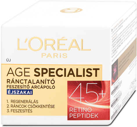 Ránctalanító feszesítő éjszakai arcápoló paris age specialist 45+ L'ORÉAL PARiS