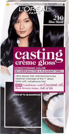 Barva za lase, 210 Modro-črna L'ORÉAL PARiS casting CRÈME GLOSS
