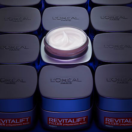 Nočný pleťový krém proti vráskam Revitalift Filler [HA] L'ORÉAL PARiS REVITALIFT