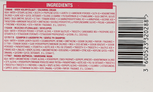 Farba do włosów 1 Czerń L'ORÉAL PARiS EXCELLENCE Creme
