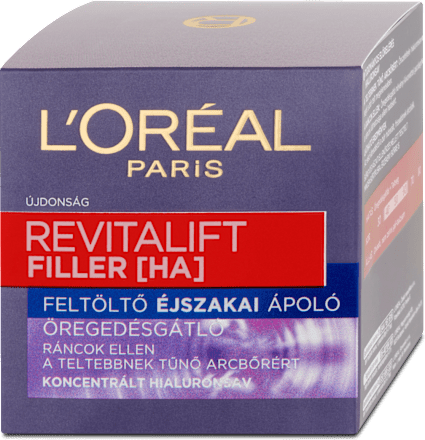 Nočný pleťový krém proti vráskam Revitalift Filler [HA] L'ORÉAL PARiS REVITALIFT