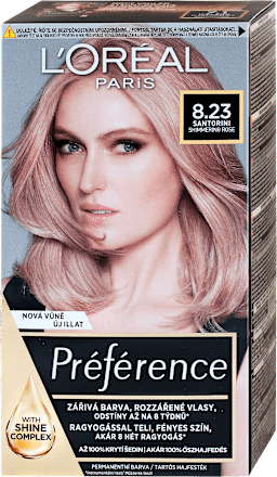 barva na vlasy Shimmering Rose 8.23 L'ORÉAL PARiS PRÉFÉRENCE