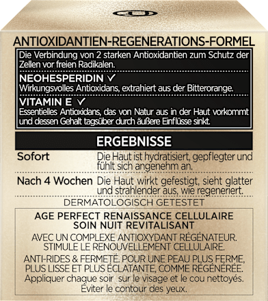 Age Perfect Zell-Renaissance Nachtpflege L'ORÉAL PARiS AGE PERFECT