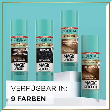Magic Retouch Sofort Ansatz-Kaschierspray - dunkelbraun bis schwarzbraun L'ORÉAL PARiS MAGIC RETOUCH