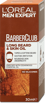 Vyživujúci olej na dlhé fúzy a tvár BarberClub L'ORÉAL PARiS MEN EXPERT