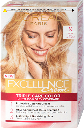 Boja za kosu - 9 Very Light Blonde L'ORÉAL PARiS EXCELLENCE Creme