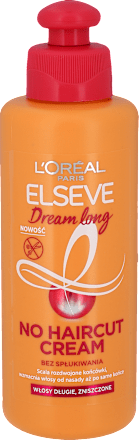 Odżywka w kremie bez spłukiwania do włosów długich i zniszczonych Dream Long No Haircut Cream  L'ORÉAL PARiS ELSEVE