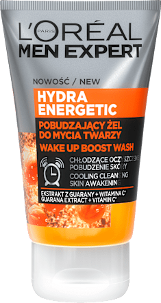 Pobudzający żel do mycia twarzy Hydra Energetic L'ORÉAL PARiS MEN EXPERT