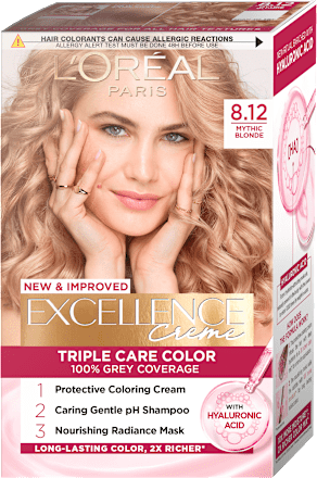 Boja za kosu - 8.12 Mythic Blonde L'ORÉAL PARiS EXCELLENCE Creme