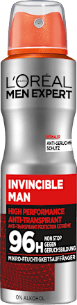 Antitranspirant Deospray Invincible Man 96h L'ORÉAL PARiS MEN EXPERT