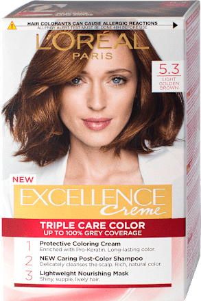 Boja za kosu - 5.3 Light Golden Brown L'ORÉAL PARiS EXCELLENCE Creme
