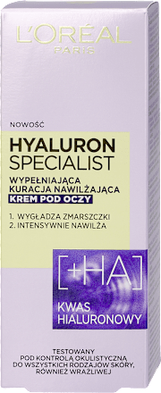 Hyaluron Specialist Krem nawilżający pod oczy z kwasem hialuronowym  L'ORÉAL PARiS