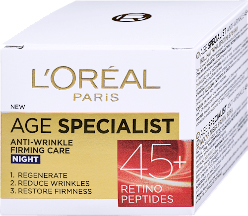 Nočna krema proti gubam Age Specialist 45+ L'ORÉAL PARiS