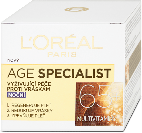 Nočný krém proti vráskam Age Specialist 65+ L'ORÉAL PARiS