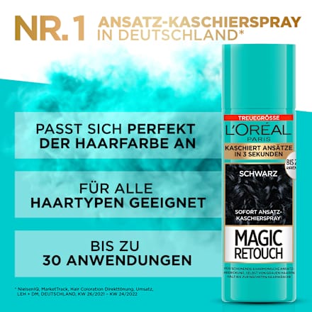 Ansatzspray Schwarz L'ORÉAL PARiS MAGIC RETOUCH