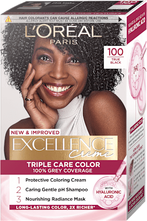 Боя за коса, Nr.1.00 Истинско черно L'ORÉAL PARiS EXCELLENCE Creme