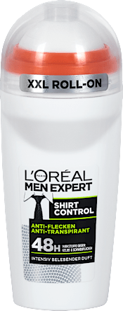 Men Expert Anti-Transpirant Roll-On Shirt Control L'ORÉAL PARiS MEN EXPERT