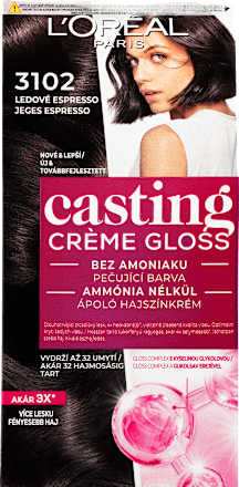 barva na vlasy Ledové espresso 3102 L'ORÉAL PARiS CASTING Crème Gloss