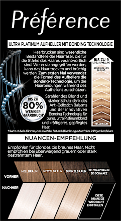 Professionelle Aufhellung - Ultra Platinum L'ORÉAL PARiS PRÉFÉRENCE