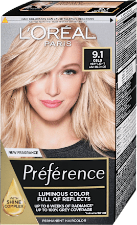 Boja  za kosu – 9.1 Oslo L'ORÉAL PARiS PRÉFÉRENCE