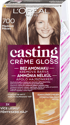Farba na vlasy - 700 medová L'ORÉAL PARiS CASTING Crème Gloss