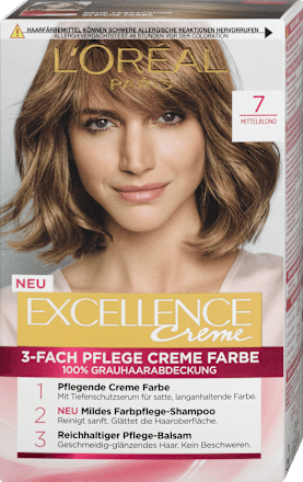 Boja za kosu – 7 Mittelblond L'ORÉAL PARiS EXCELLENCE Creme