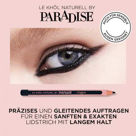 Eyeliner Le Khôl Naturell By Paradise 101 Midnight Black L'ORÉAL PARiS
