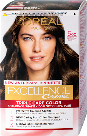 Boja za kosu - 5 Natural Brown L'ORÉAL PARiS EXCELLENCE Creme