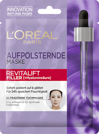 Tuchmaske Revitalift Filler aufpolsternd	 L'ORÉAL PARiS REVITALIFT
