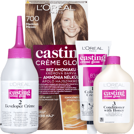 Farba na vlasy - 700 medová L'ORÉAL PARiS CASTING Crème Gloss