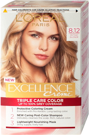 Boja za kosu – 8.12 Mythic Blonde L'ORÉAL PARiS EXCELLENCE Creme