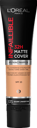 Podkład Infaillible Matte Cover 32h 135 Warm Undertone L'ORÉAL PARiS