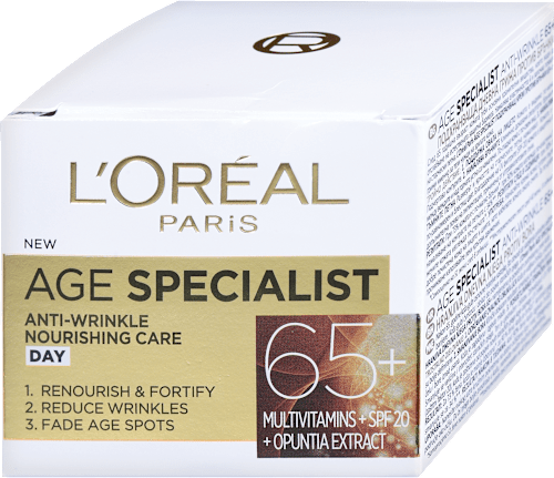 Dnevna hranilna krema Age specialist 65+  L'ORÉAL PARiS
