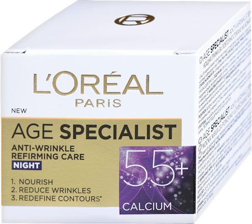 Age Specialist - noćna krema za lice 55+ L'ORÉAL PARiS