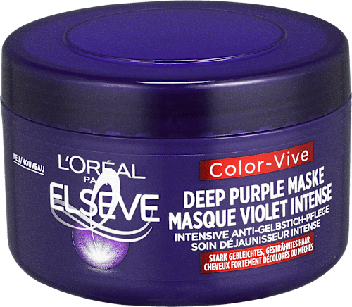 Hĺbková maska na vlasy proti žltým tónom Color-Vive Deep Purple L'ORÉAL PARiS ELSEVE