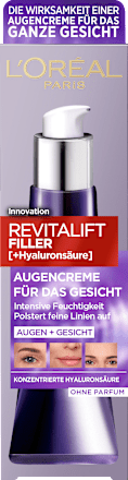 Augencreme Revitalift Filler + Hyaluronsäure L'ORÉAL PARiS REVITALIFT